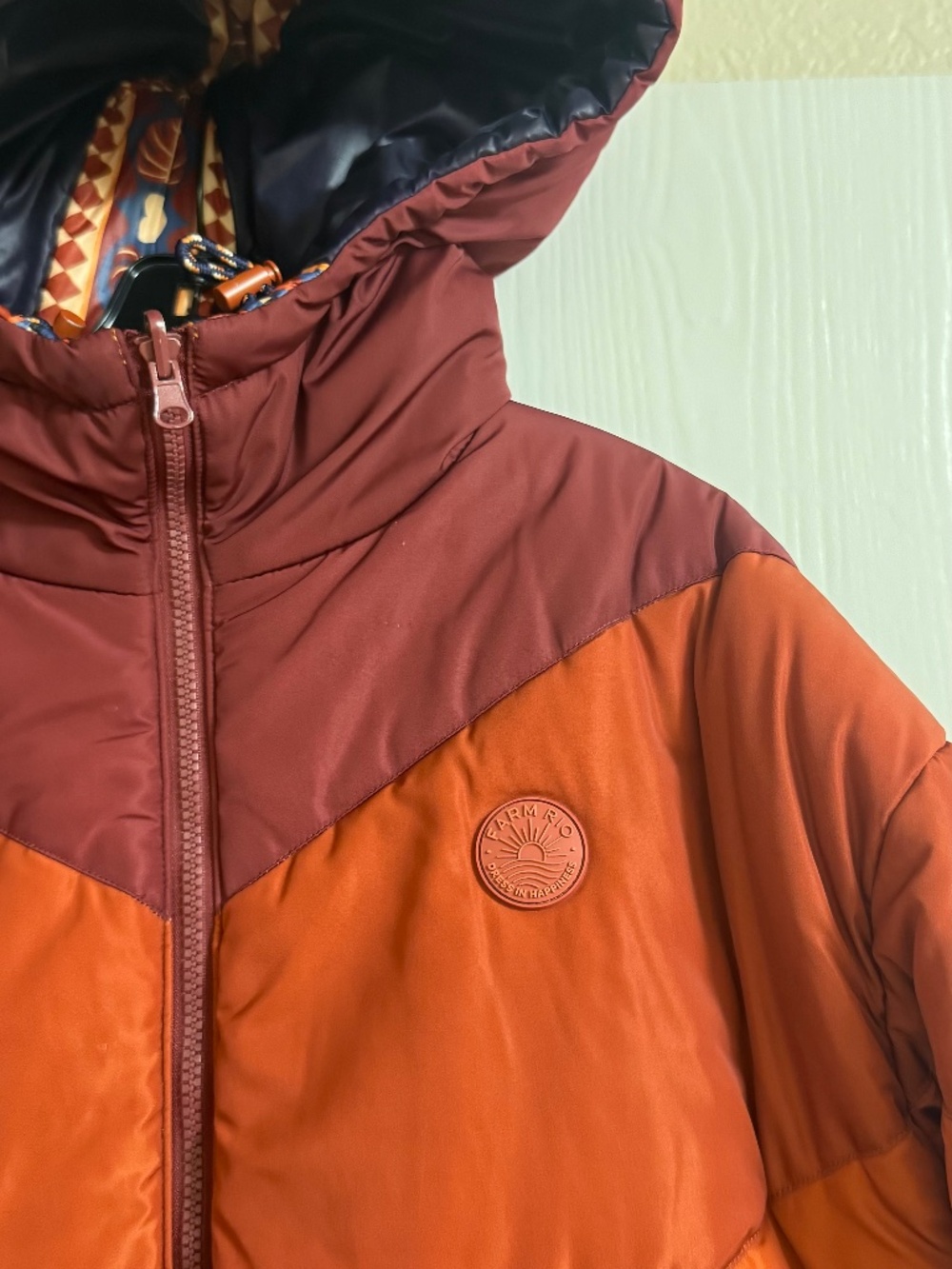 FARM RIO REVERSIBLE PUFFER JACKET - Picture 6 of 7
